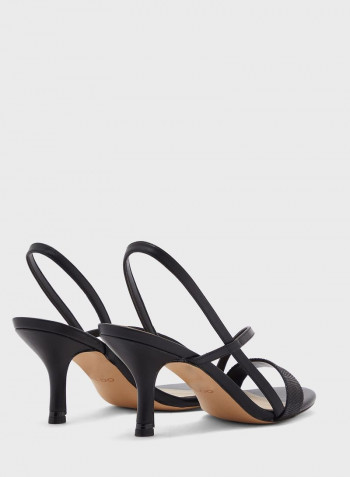 Bonnardel Mid Heel Sandals Black