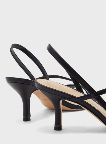 Bonnardel Mid Heel Sandals Black