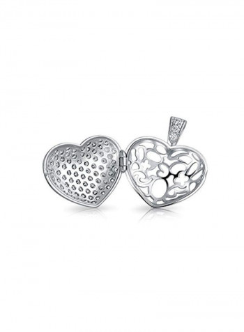 Brass Cubic Zirconia Studded Pendant