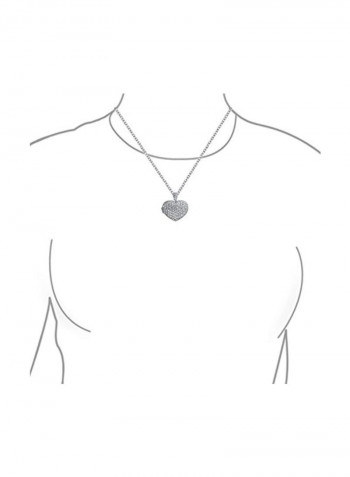 Brass Cubic Zirconia Studded Pendant