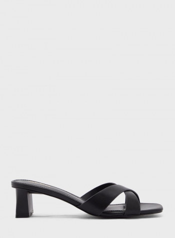 Connie Low Heel Sandals Black