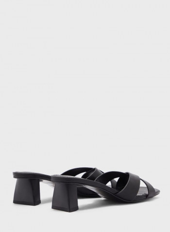 Connie Low Heel Sandals Black