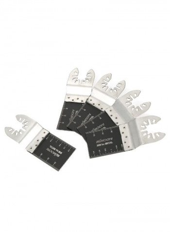 50-Piece Oscillating Tool Nail Eating Saw Web Silver/Black 8inch