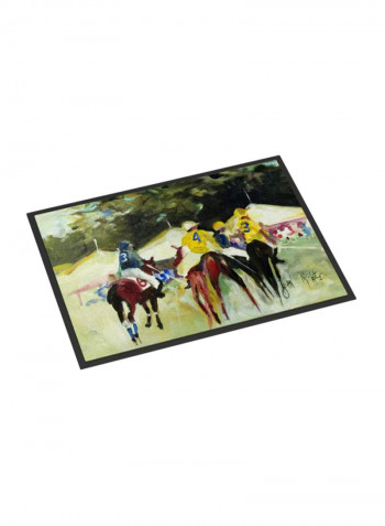 Polo At The Point Indoor/Outdoor Mat Multicolour 18 x 24inch
