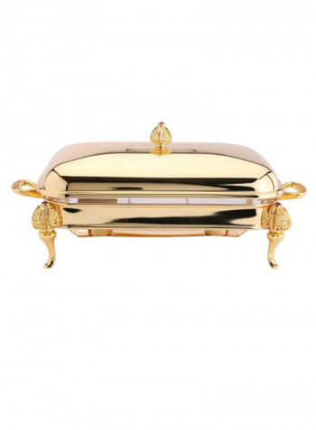 Royal Oblong Food Warmer Gold