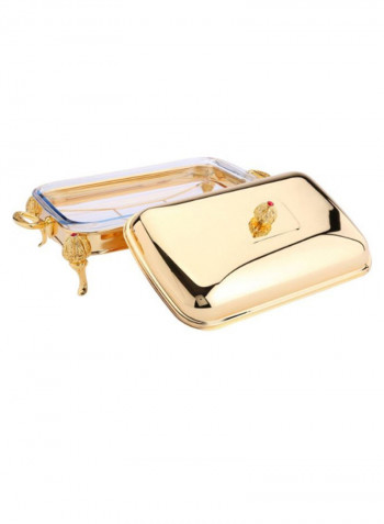 Royal Oblong Food Warmer Gold