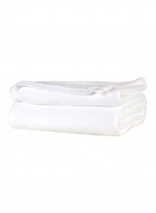 Microloft Fleece Blanket Polyester White Queen