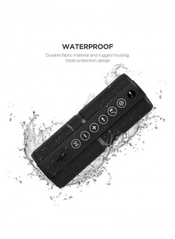 Portable Bluetooth Outdoor Wireless Speaker Black