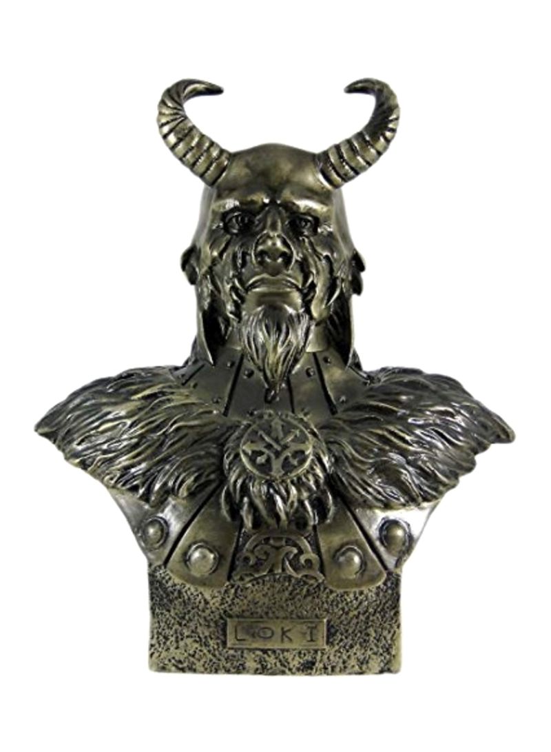 Resin Loki Statue Figurine Beige 11inch