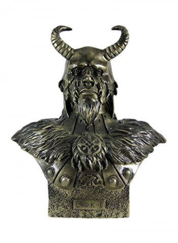 Resin Loki Statue Figurine Beige 11inch