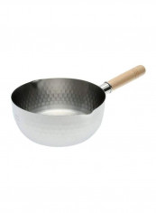 Stainless Steel Yukihira Saucepan Silver/Beige 7inch