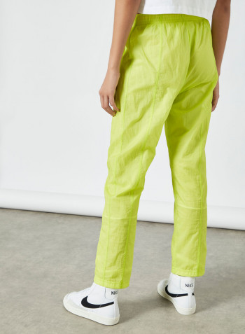 Tape Detail Slim Fit Track Pants Green