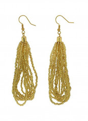 925 Sterling Silver Seed Beaded Earrings