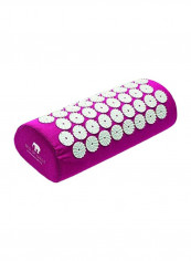 Acupressure Pillow Pain Treatment Cotton Pink/White 14.5x4x6inch