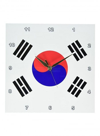 Wall Clock Multicolour 10x10x0inch
