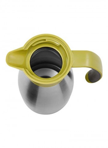 K3041114 Soft Grip Sealed Thermos Silver/Yellow