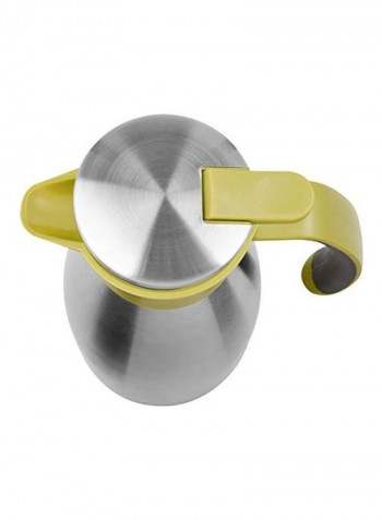 K3041114 Soft Grip Sealed Thermos Silver/Yellow