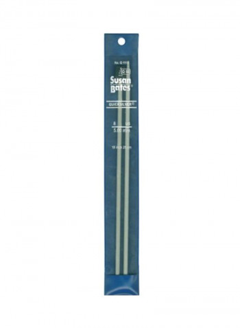 Quicksilver Single Point Knitting Needle Grey 14inch