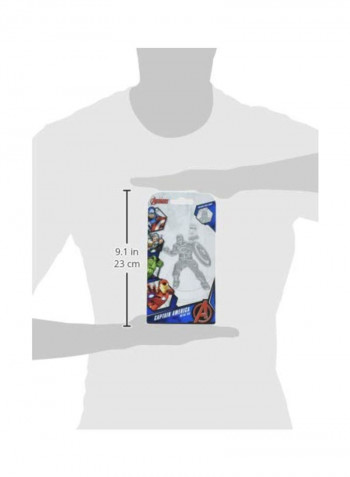 Captain America Marvel Avengers Die Set Silver