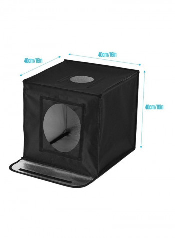 Portable Foldable Photo Studio Shooting Tent Kit Black