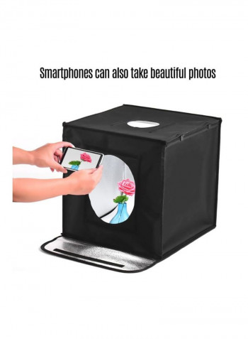 Portable Foldable Photo Studio Shooting Tent Kit Black