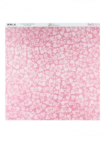 Sweet Moments Tempting Paper Pink/White