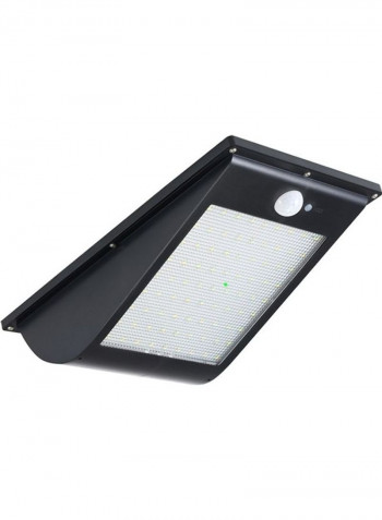 12W 110 LEDs Human Body Induction Outdoor Solar Wall Garden Light White