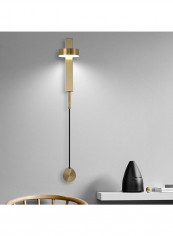 Gold 9W LED Wall Light Warm White 31*19*18centimeter