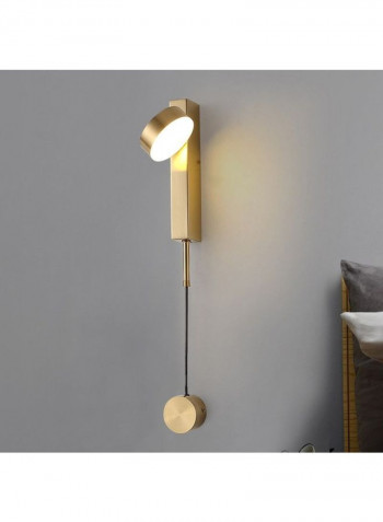 Gold 9W LED Wall Light Warm White 31*19*18centimeter