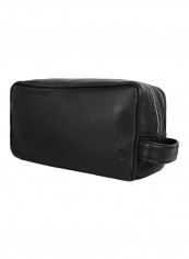 Leather Travel Toiletry Bag Black reviews Leather Travel Toiletry Bag Black