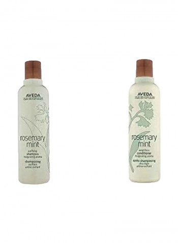 Rosemary Mint Purifying Shampoo And Conditioner Set 8.5ounce