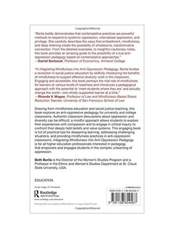 Integrating Mindfulness Into Anti-Oppression Pedagogy: Social Justice In Higher Education Paperback