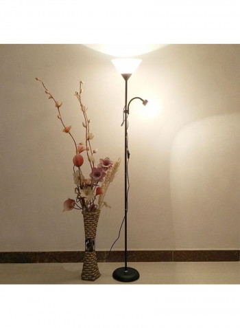 Double Head LED Eye Protection Floor Lamp White