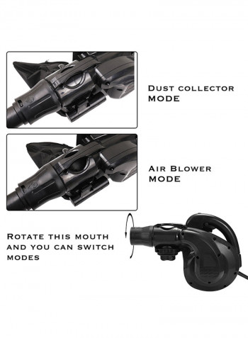 Small Electric Air Blower Kit Black 2.8kg