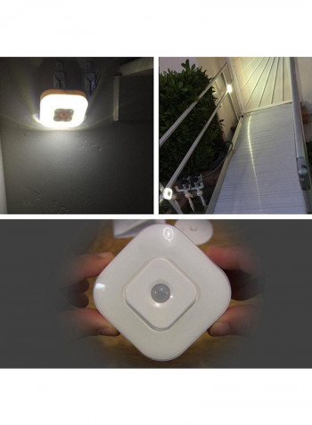3 Packs Motion Sensor Light White 10x10centimeter