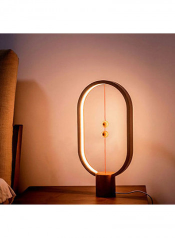41X22Cm Magnetic Table Lamp Brown 9x13centimeter