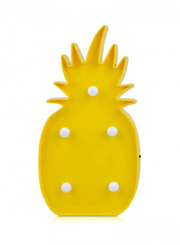 Pineapple Shaped Decorative LED Light Yellow 4x14centimeter