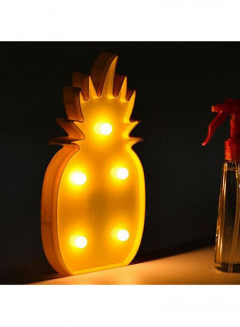 Pineapple Shaped Decorative LED Light Yellow 4x14centimeter