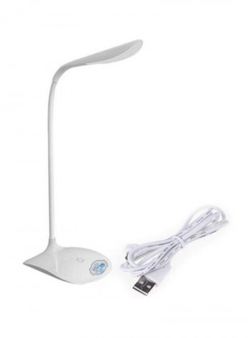 Dimmer Rechargeable LED Table Light White 32x19centimeter