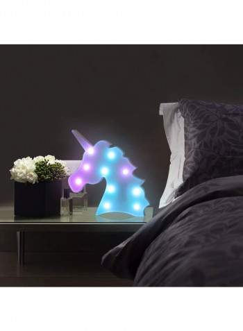 Unicorn Battery Operated Table Light Multicolour 3x20centimeter