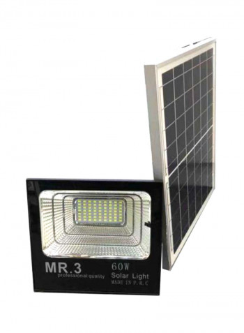 Waterproof Solar Flood Light White 11x11centimeter