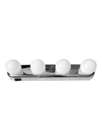 4 LED Bulbvanity Makeup Light White 12x26centimeter