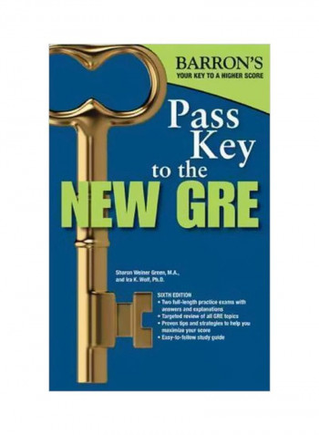 Pass Key To The New GRE Paperback 6