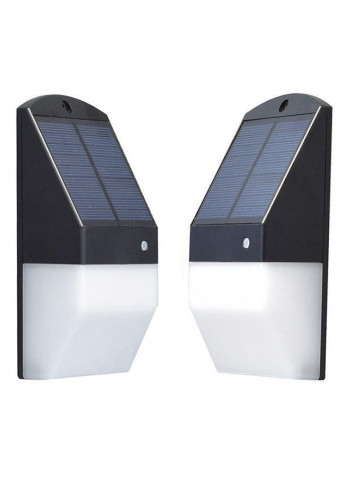 25 LED Waterproof Motion Sensor Solar Light White 5x9centimeter