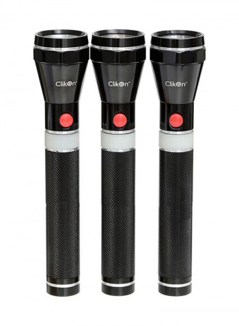 3 In 1 Premium Quality Torch Black 5x22centimeter