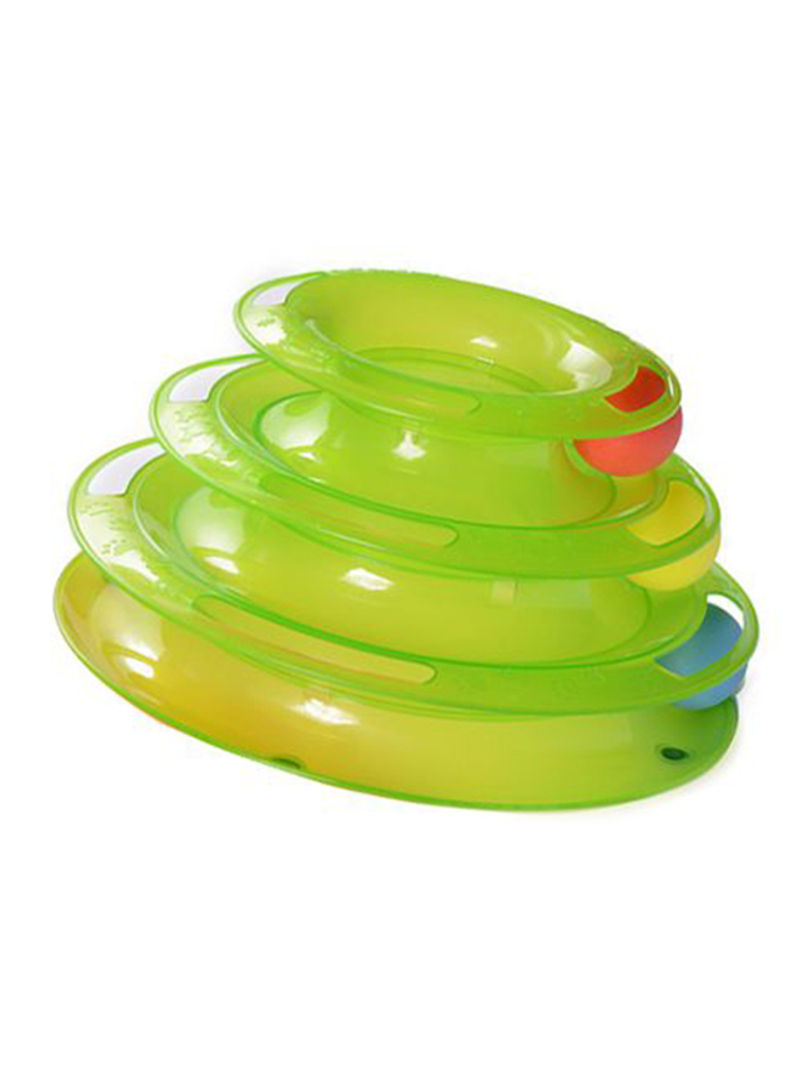Crazy Ball Disk Anti-Slip Interactive Amusement Plate Green