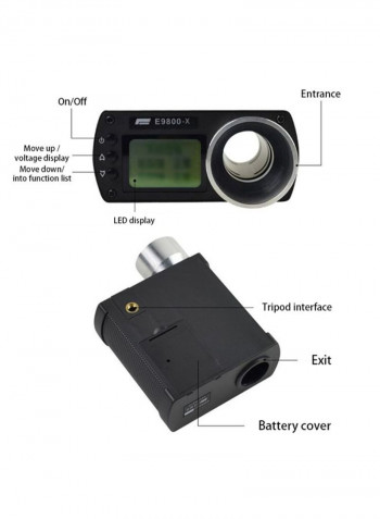 E9800-X Shooting Chronoscope Speed Tester With LCD Display Blue
