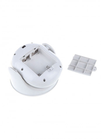 Remote Control 100 LED Vivid Votive Light White 9x13centimeter