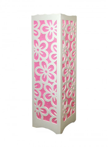 Simple Indoor Table Lamp White/Pink 14x19centimeter