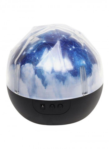 2 in 1 LED Star Night Light Lamp Blue 5x18centimeter